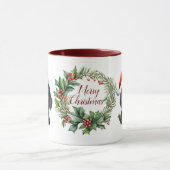 Schattigee Merry Dachshund Dog Christmas Mok (Midden)