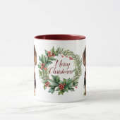 Schattigee Merry Dachshund Dog Christmas Mok (Midden)