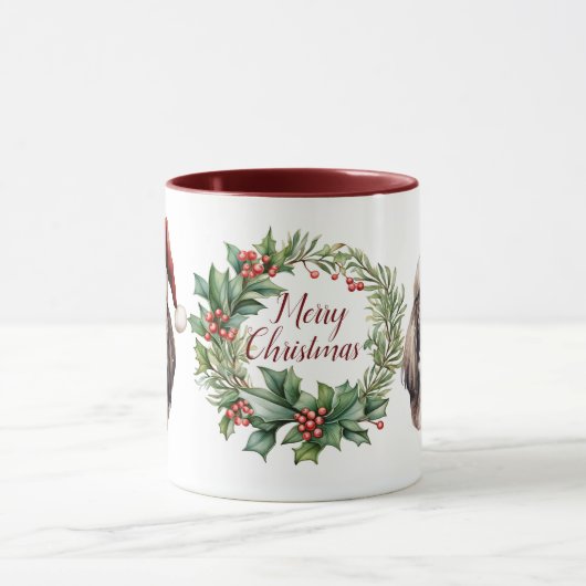 Schattigee Merry Shih tzu Dog Christmas Mok (Midden)