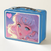 Schattigee metalen lunchbox (Achterkant)