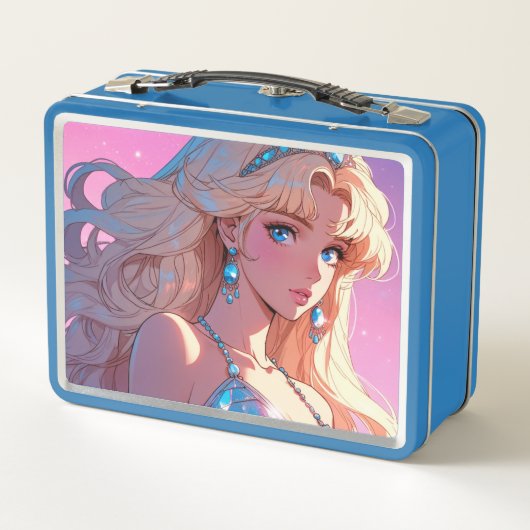 Schattigee metalen lunchbox (Achterkant)