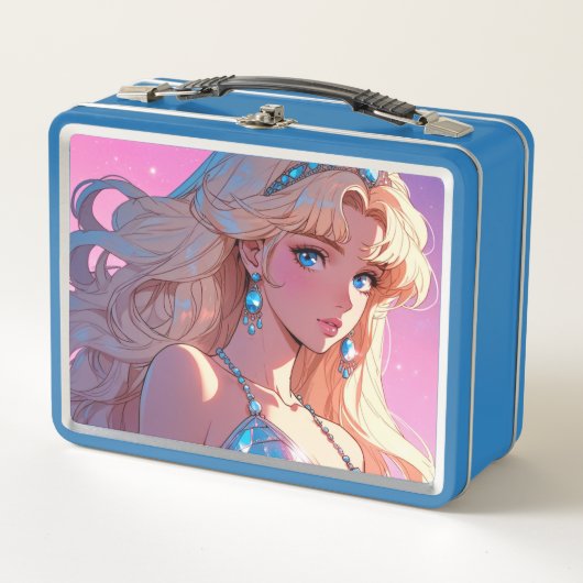 Schattigee metalen lunchbox (Voorkant)
