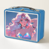 Schattigee metalen lunchbox (Voorkant)