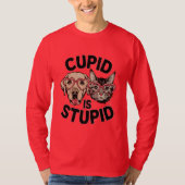 Schattigee metgezellen houden van t-shirt (Voorkant)