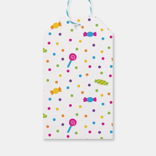 Schattigee Mexicaanse Pinata Dank u Kids Verjaarda Cadeaulabel (Achterkant)