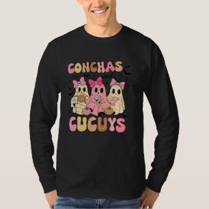Schattigee Mexicaanse spook Conchas en Cucuys grap T-shirt