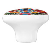 Schattigee Mexicaanse stijl crafting Keramische Knop (Zijkant)