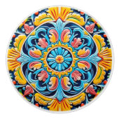 Schattigee Mexicaanse stijl crafting Keramische Knop (Voorkant)