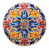 Schattigee Mexicaanse stijl crafting Keramische Knop (Voorkant)