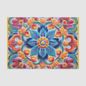 Schattigee Mexicaanse tegel Tissuepapier (Voorkant)