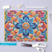 Schattigee Mexicaanse tegel Tissuepapier (Craft)