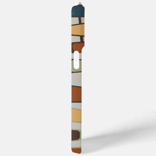 Schattigee Mid Century Modern geïnspireerde iPhone Case-Mate iPhone Case (Achterkant / Rechts)
