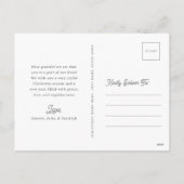 Schattigee Midcentury Plum Pudding Christmas Cake  Feestdagenkaart (Achterkant)