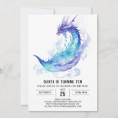 Schattigee middeleeuwse Dragon Adventure Verjaarda Kaart (Voorkant)