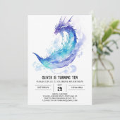 Schattigee middeleeuwse Dragon Adventure Verjaarda Kaart (Staand voorkant)