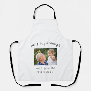 Schattigee mij & mijn opa Foto Schort