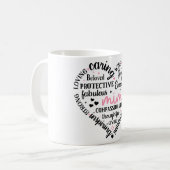 Schattigee Mimi/hartdefinitie Koffiemok (Voorkant links)