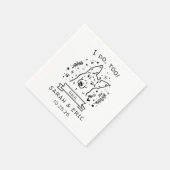 Schattigee Minimal Doodle Duitse Sherpherd Hondenb Servet (Hoek)