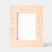 Schattigee minimale Boho Arrows Pasgeboren Baby Ge Gegraveerde Lijstjes (Voorkant)