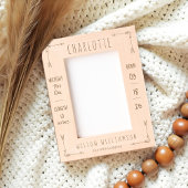 Schattigee minimale Boho Arrows Pasgeboren Baby Ge Gegraveerde Lijstjes