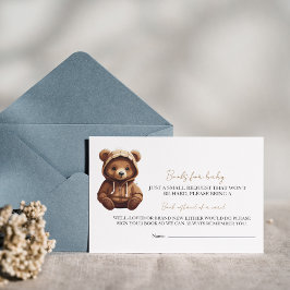 Schattigee minimale foto Beer-y baby boeken voor B Kaart