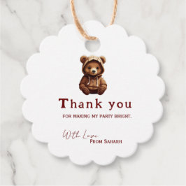 Schattigee minimale foto Beer-y gepersonaliseerde  Bedankjes Labels