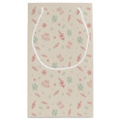 Schattigee minimale kerstelementen klein cadeauzakje (Achterkant)