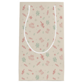 Schattigee minimale kerstelementen klein cadeauzakje