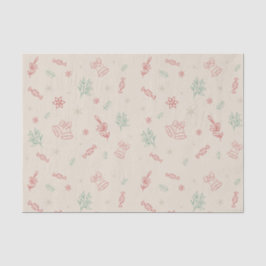 Schattigee minimale kerstelementen tissuepapier