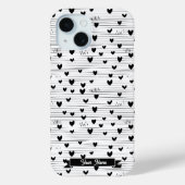 Schattigee minimalistische Abstracte lijn liefde z Case-Mate iPhone Case (Achterkant)