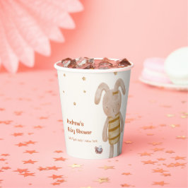 Schattigee minimalistische Boho Bunny Speelgoed Ba Papieren Bekers