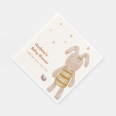 Schattigee minimalistische Boho Bunny Speelgoed Ba Servet (Hoek)