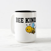 Schattigee minimalistische canvas tas tweekleurige koffiemok (Voorkant links)