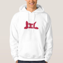Schattigee minimalistische Cat Face Hoodie