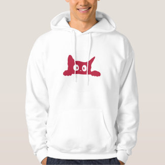 Schattigee minimalistische Cat Face Hoodie
