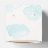 Schattigee minimalistische cloud negen sterren Bab Bedankdoosjes (Bovenkant)