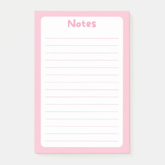 Schattigee Minimalistische Eenvoudige Zachte Roze Post-it® Notes