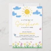 Schattigee minimalistische kleine straal van Sunsh Kaart (Voorkant)