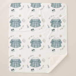 Schattigee minimalistische moderne Boho Baby kinde Sherpa Deken