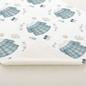 Schattigee minimalistische moderne Boho Baby kinde Sherpa Deken (3/4)