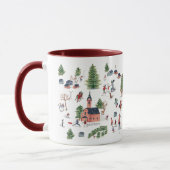 Schattigee minimalistische Nordic Winter Village K Mok (Links)