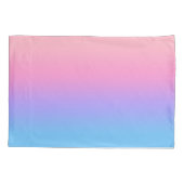 Schattigee minimalistische pastel roze Paarse blau Kussensloop (Achterkant-Links)