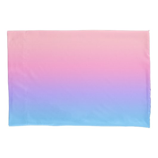 Schattigee minimalistische pastel roze Paarse blau Kussensloop (Voorkant-Links)