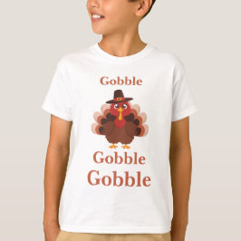 Schattigee minimalistische Thanksgiving Funny Gobb T-shirt