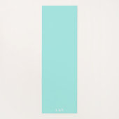 Schattigee Mint Groen en Blush Roze Diagonale Stre Yogamat (Achterkant)