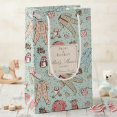 Schattigee Mint Groene Kerst Baby shower Klein Cadeauzakje