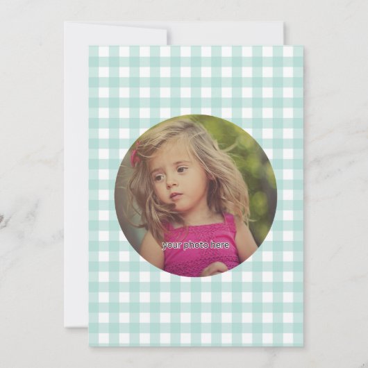 Schattigee Mint Groene Schildpad Verjaardagsfeest Kaart (Achterkant)