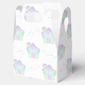 Schattigee Mint Kinder Kerst Gingerbread House Vak Bedankdoosjes (Geopend)