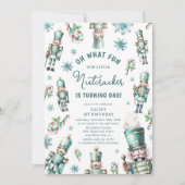 Schattigee Mint Notenkraker Oh Wat Leuk 1e Verjaar Kaart (Voorkant)