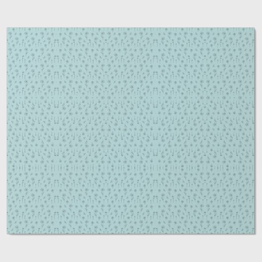 Schattigee mintbloem cadeaupapier